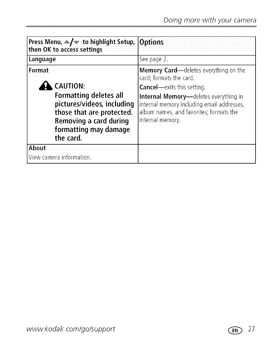 Doing more with your camera | Kodak C713 User Manual | Page 32 / 70