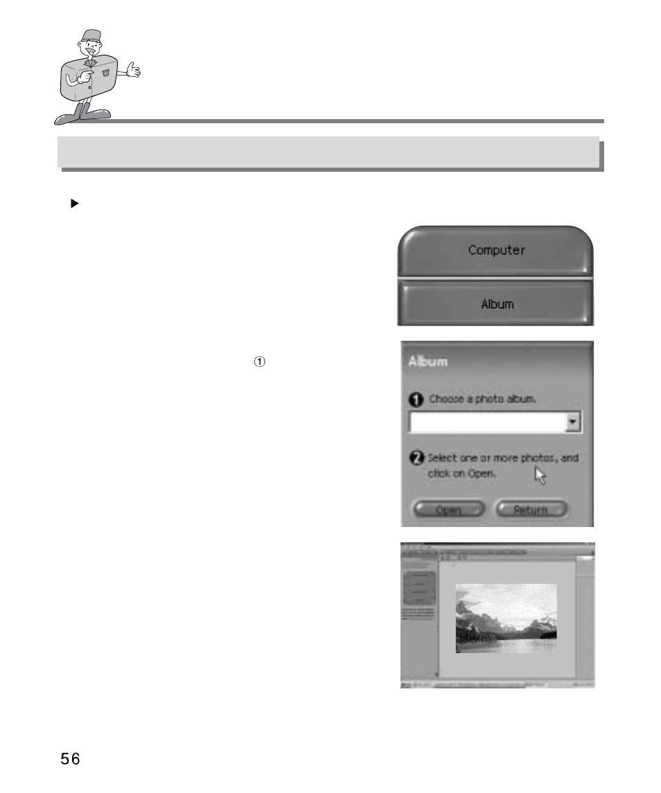 How to use editing software | Kodak Digimax 200 User Manual | Page 56 / 64
