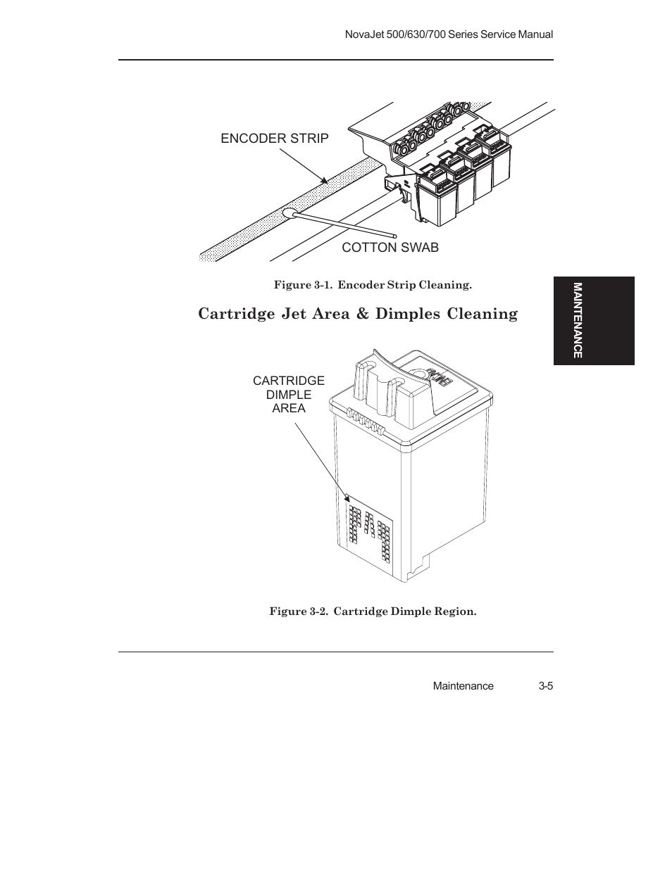 Cartridge jet area & dimples cleaning | Kodak NOVAJET 700 User Manual | Page 47 / 192