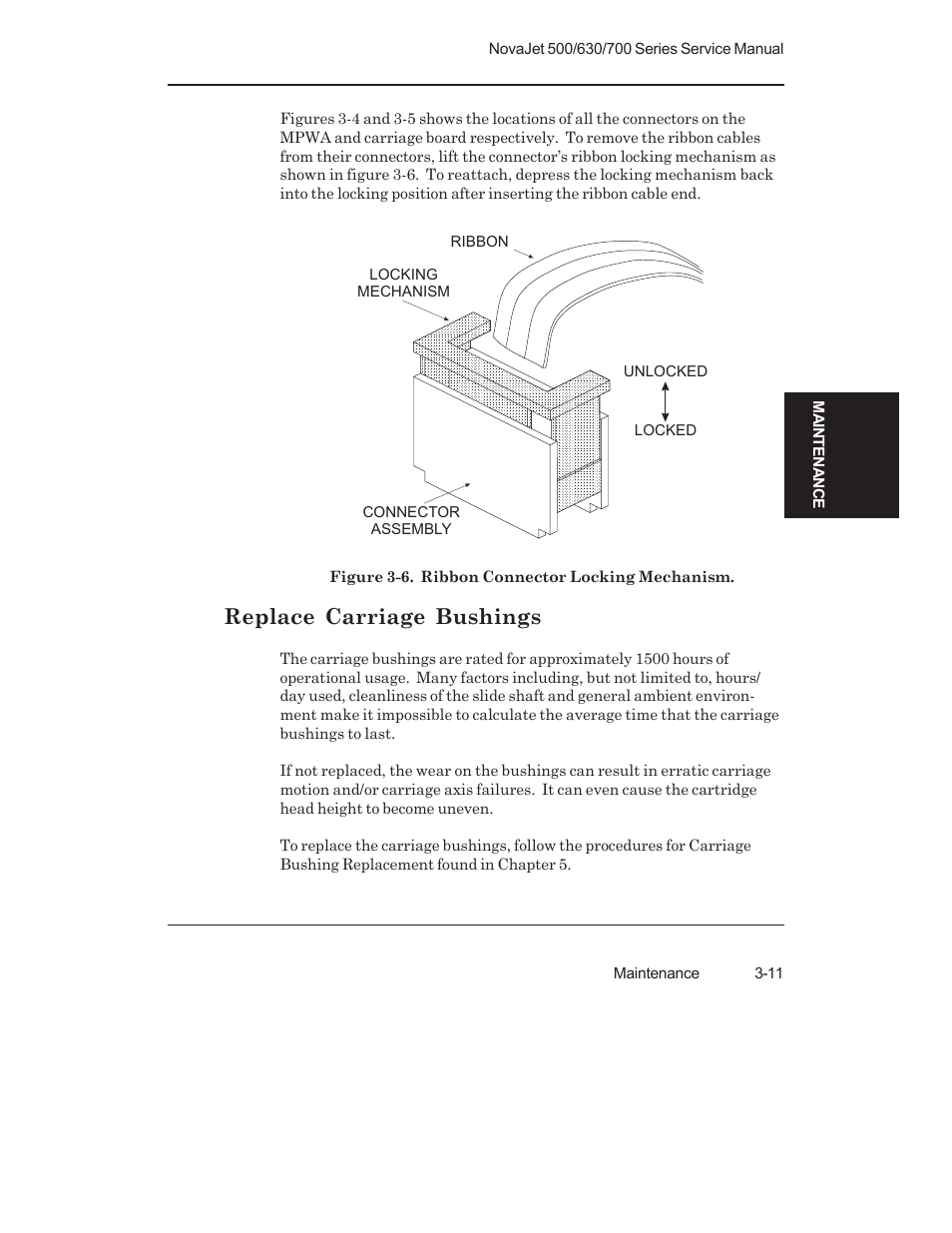 Replace carriage bushings | Kodak NOVAJET 700 User Manual | Page 53 / 192