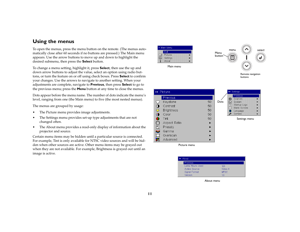 Using the menus | Kodak 777 User Manual | Page 11 / 33