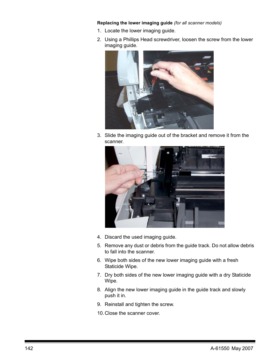 Kodak I1400 User Manual | Page 147 / 162