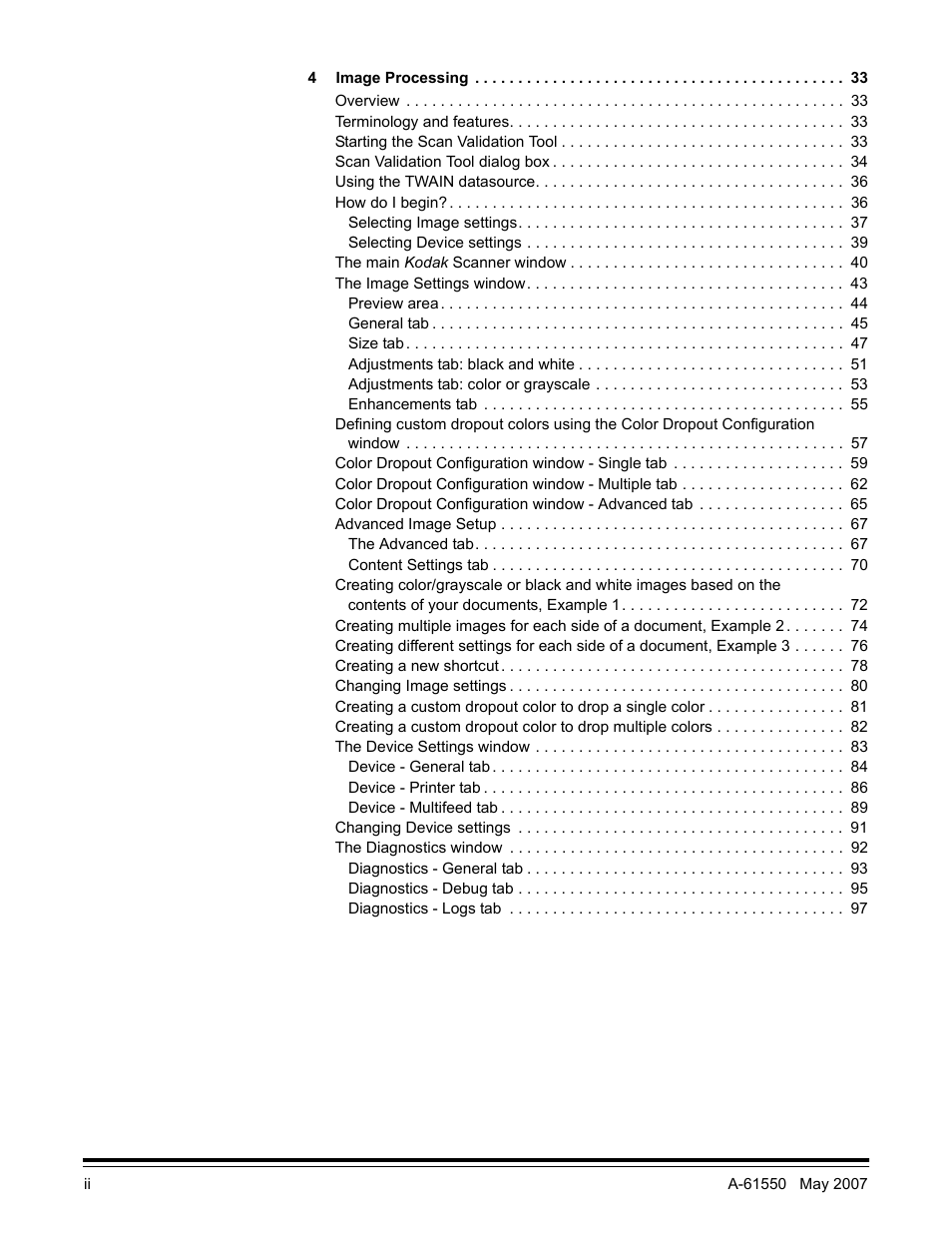 Kodak I1400 User Manual | Page 3 / 162