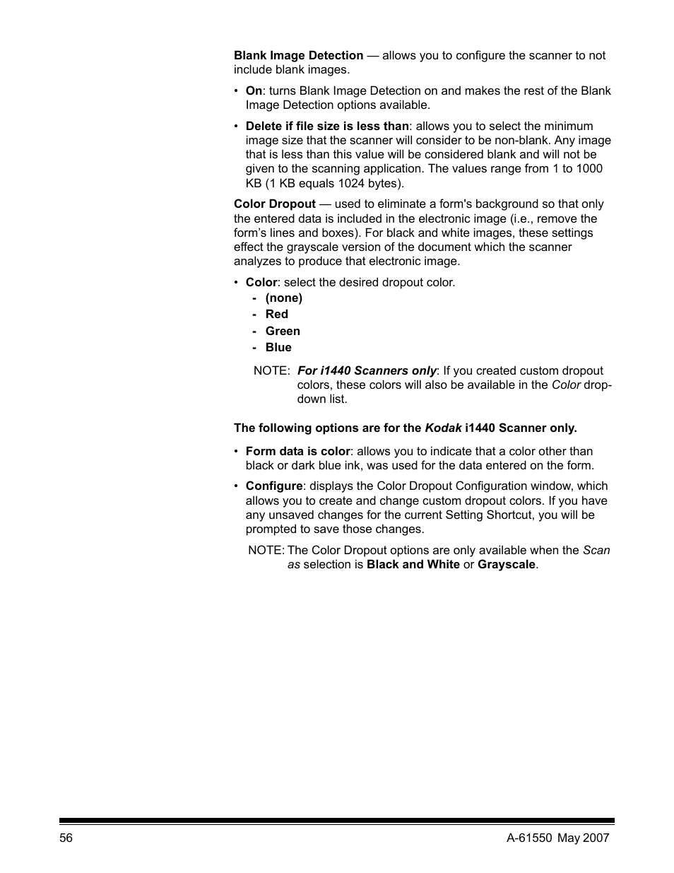 Kodak I1400 User Manual | Page 61 / 162