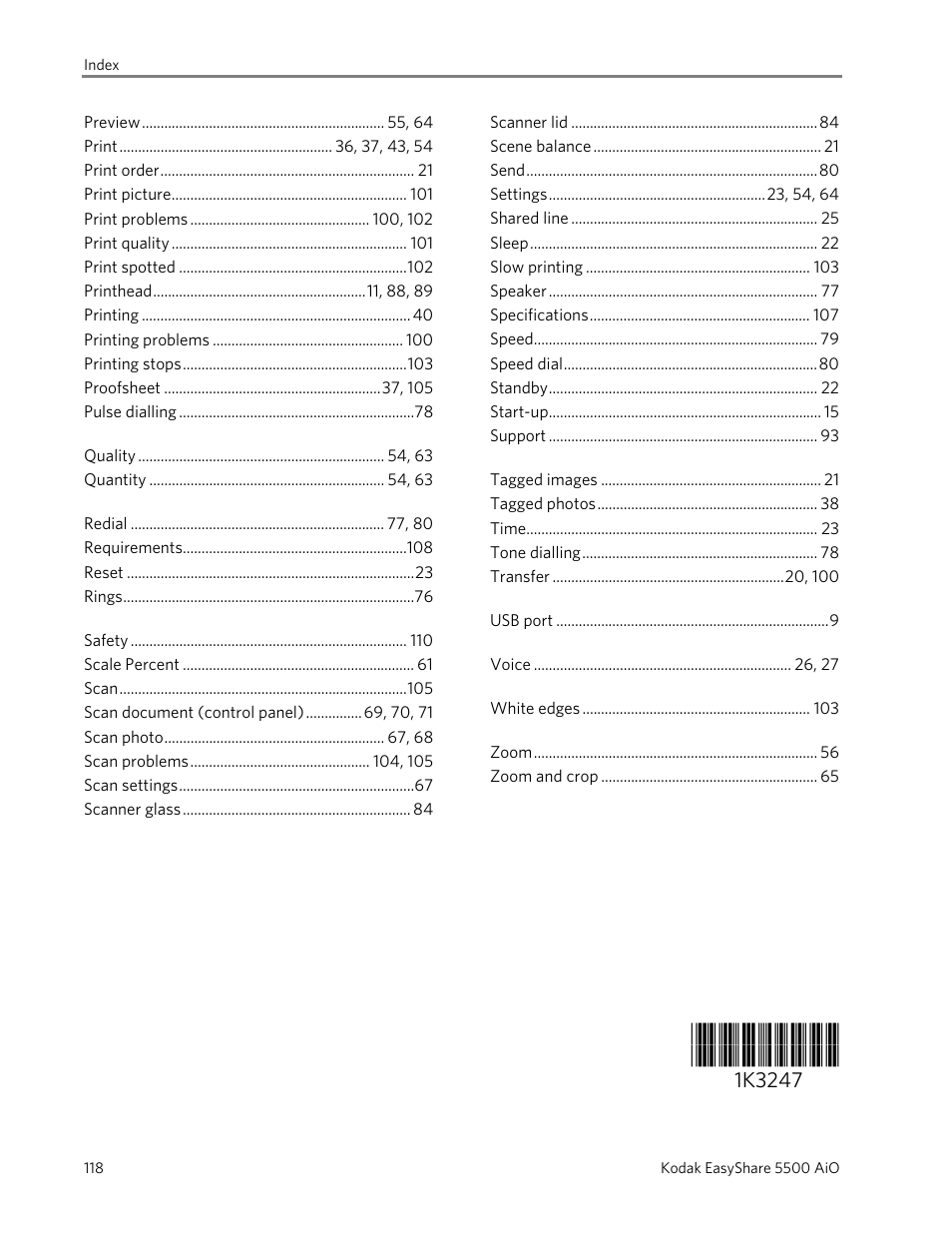 Kodak EasyShare 5500 User Manual | Page 122 / 122