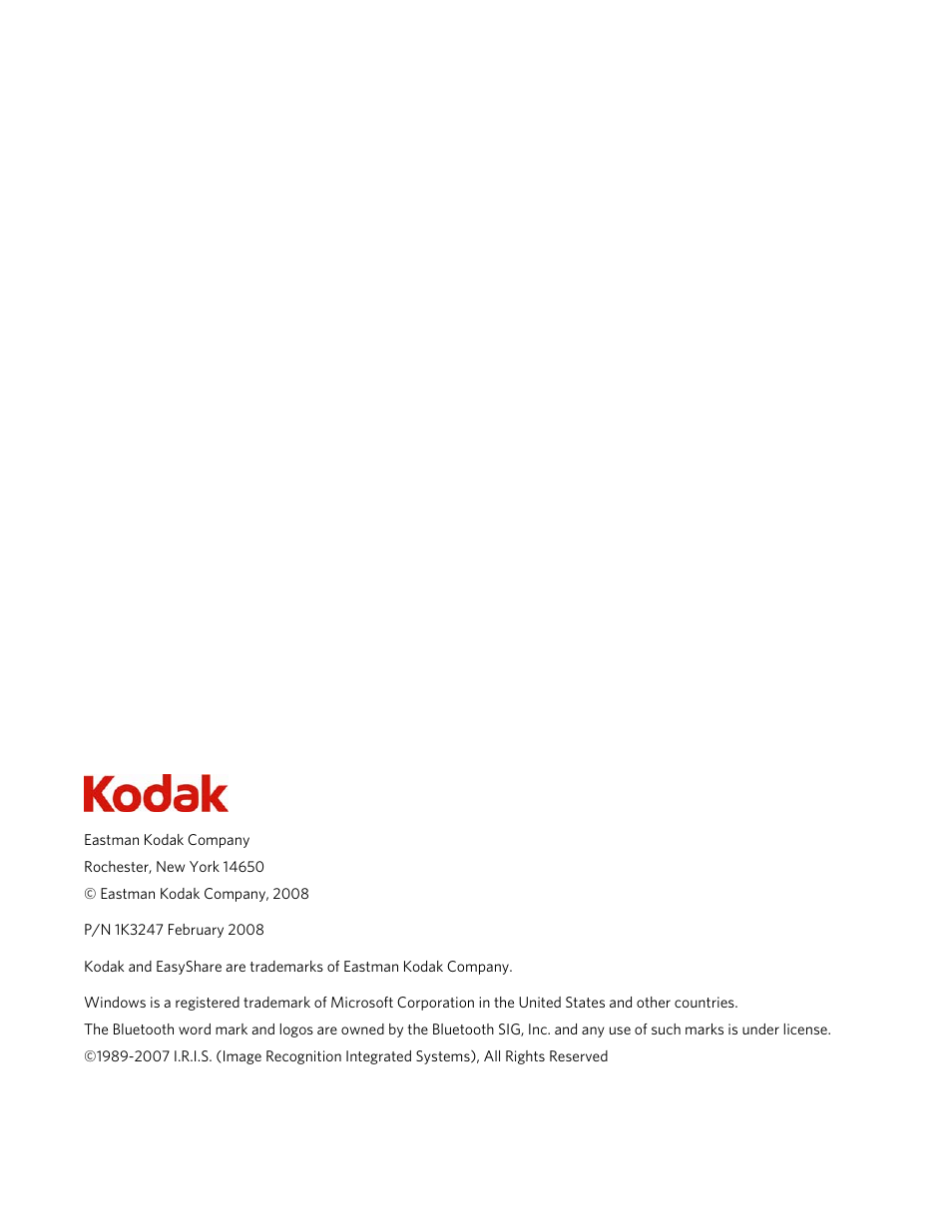 Kodak EasyShare 5500 User Manual | Page 2 / 122