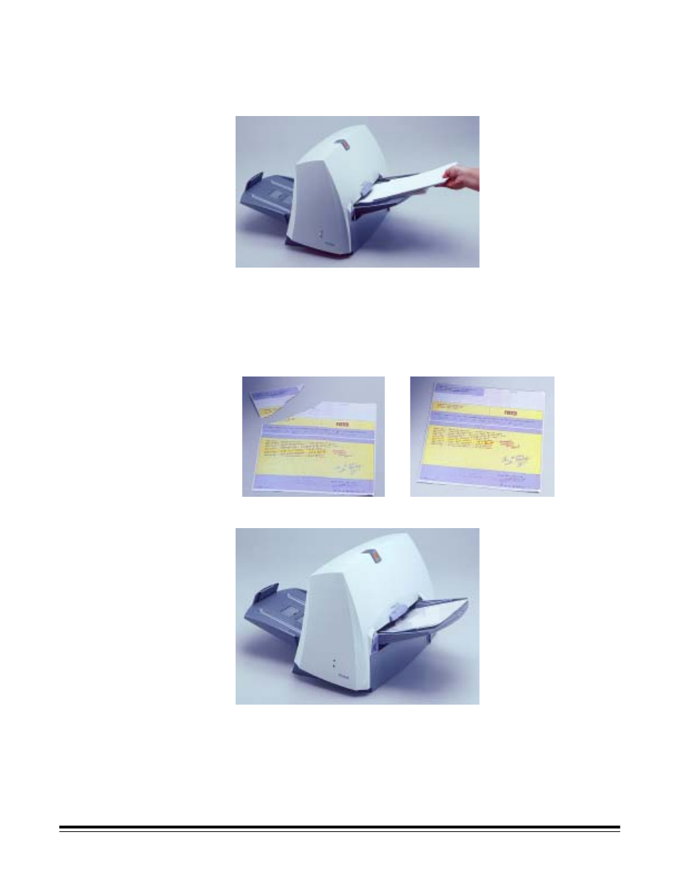 Continuous feeding, Manual feeding, Damaged documents | Kodak i250 User Manual | Page 23 / 68