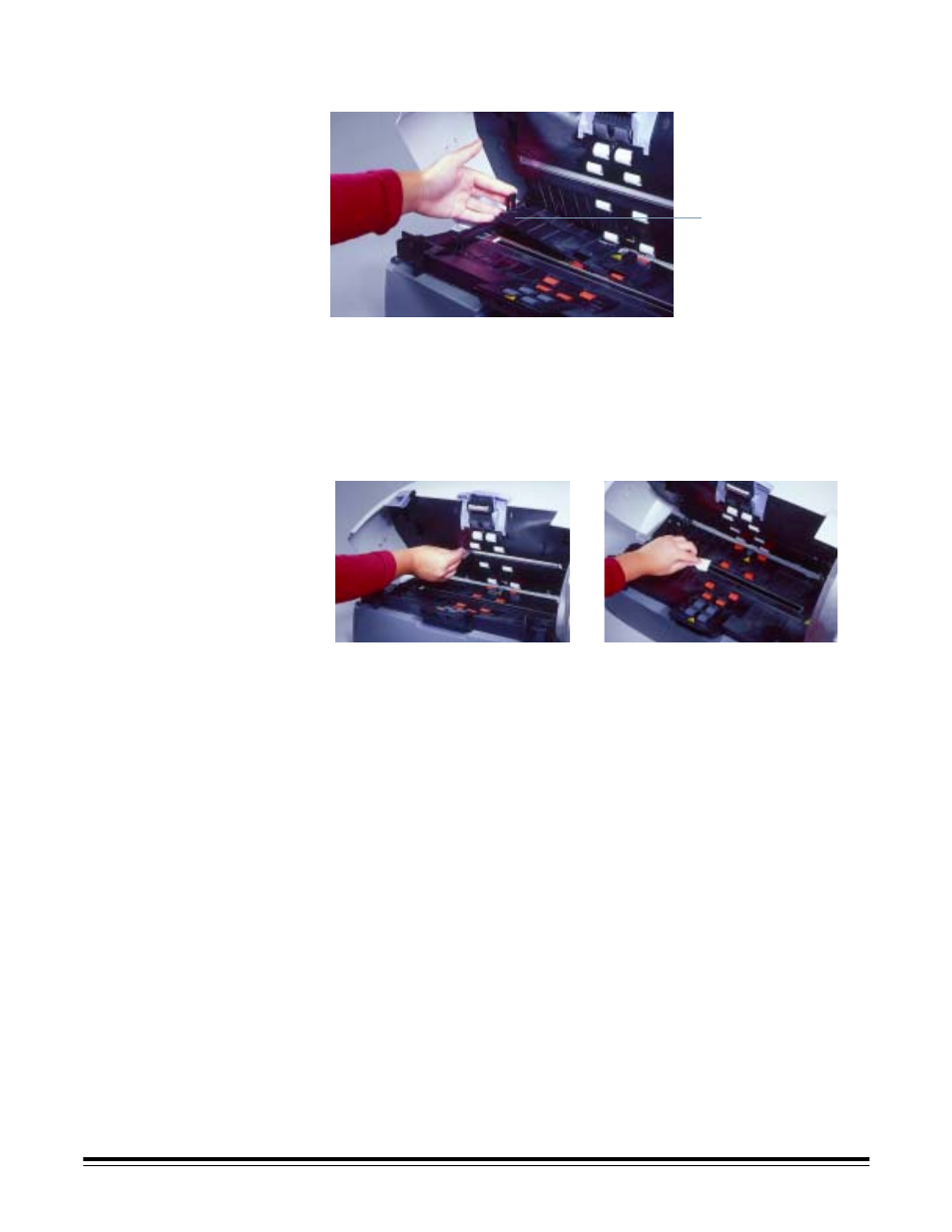 Cleaning the imaging guides, Cleaning the paper path | Kodak i250 User Manual | Page 28 / 68