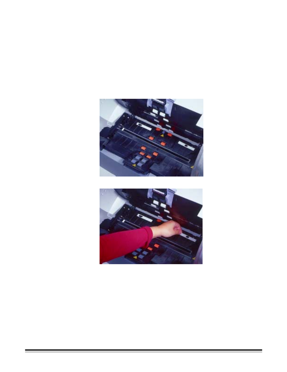 Replacing the ink blotter strips | Kodak i250 User Manual | Page 54 / 68