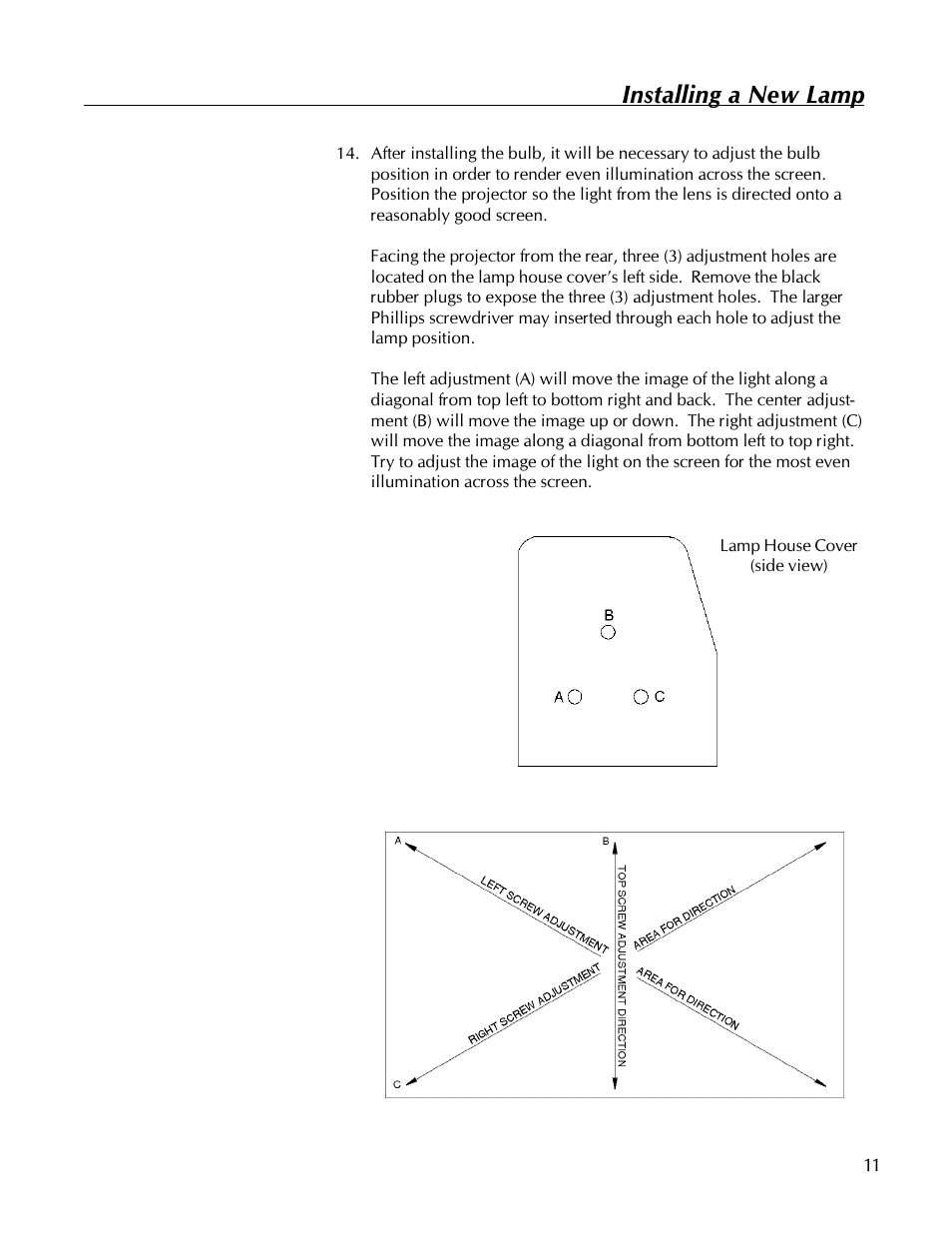 Installing a new lamp | Kodak 560 User Manual | Page 13 / 42
