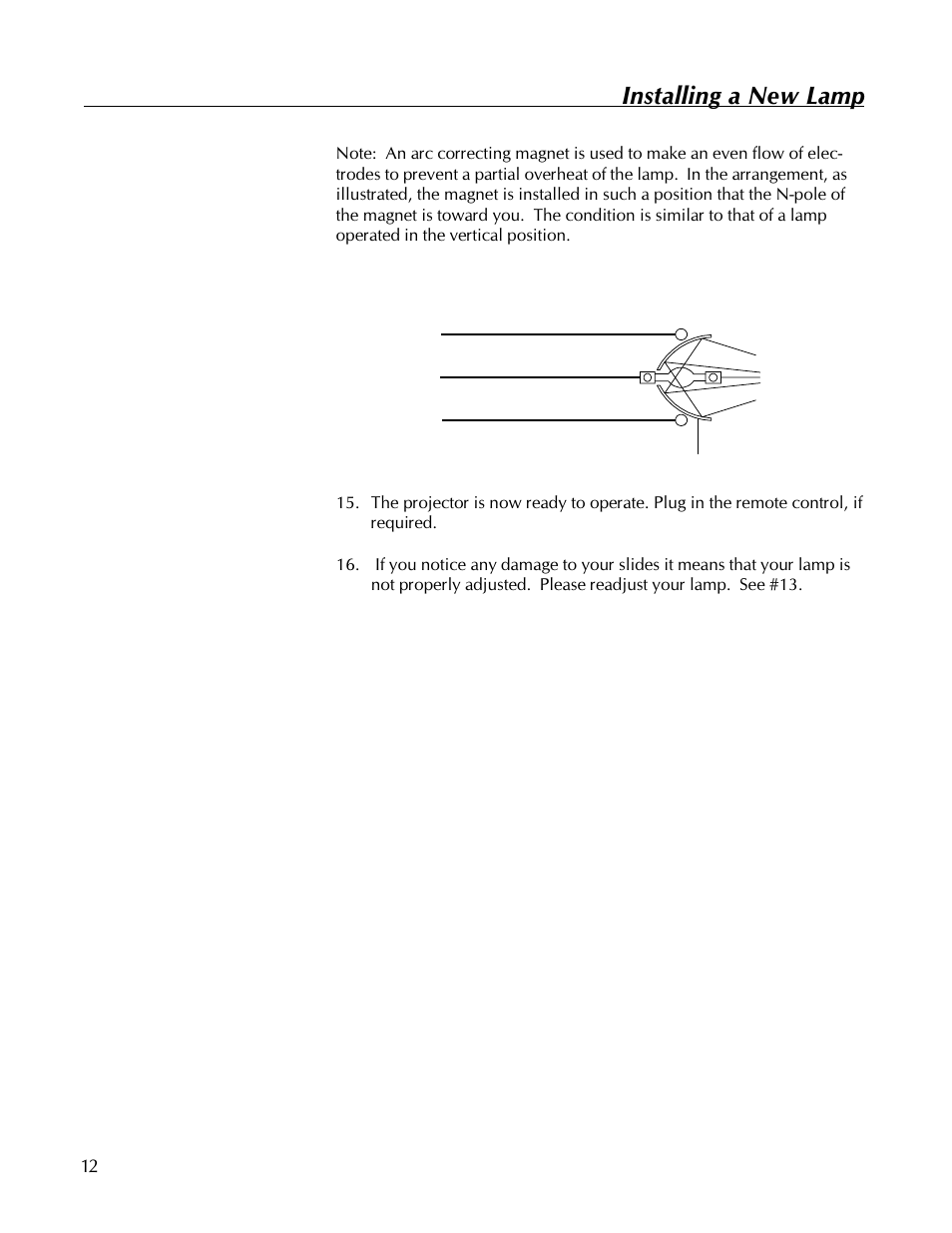 Installing a new lamp | Kodak 560 User Manual | Page 14 / 42