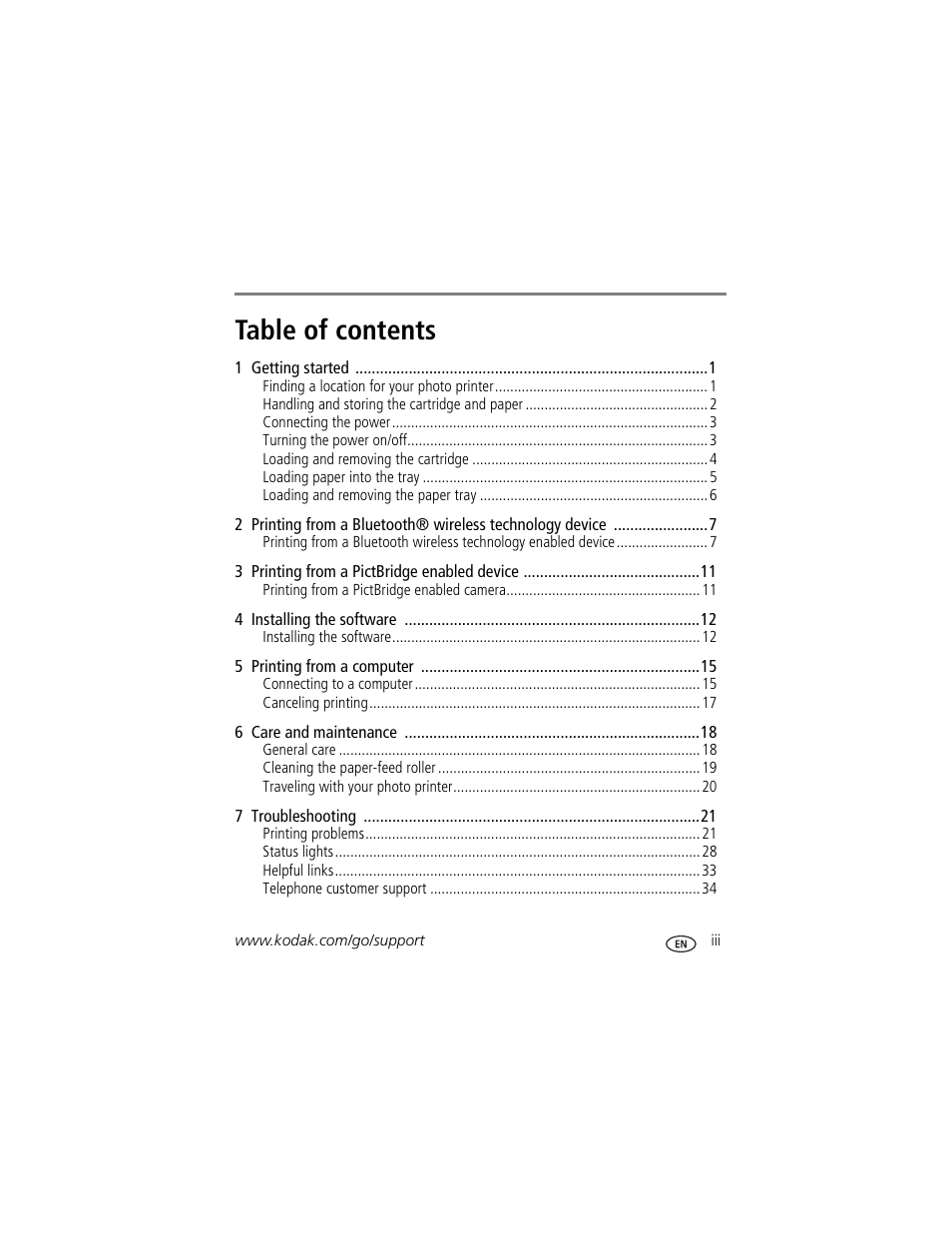 Kodak EasyShare 350 User Manual | Page 5 / 49