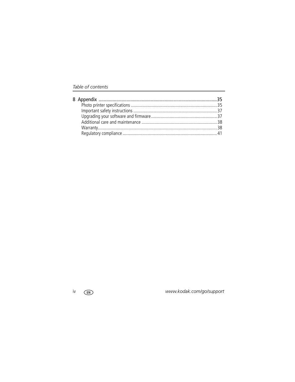 Kodak EasyShare 350 User Manual | Page 6 / 49