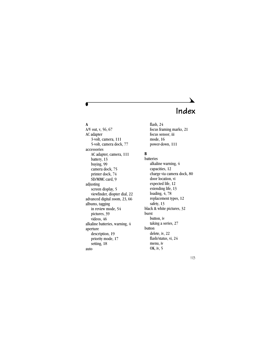 Index | Kodak DX6440 User Manual | Page 125 / 134