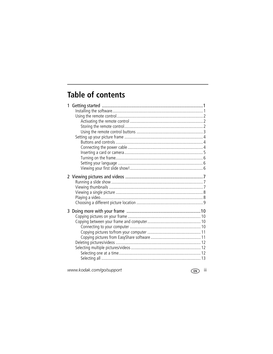 Kodak EX-811 User Manual | Page 5 / 53