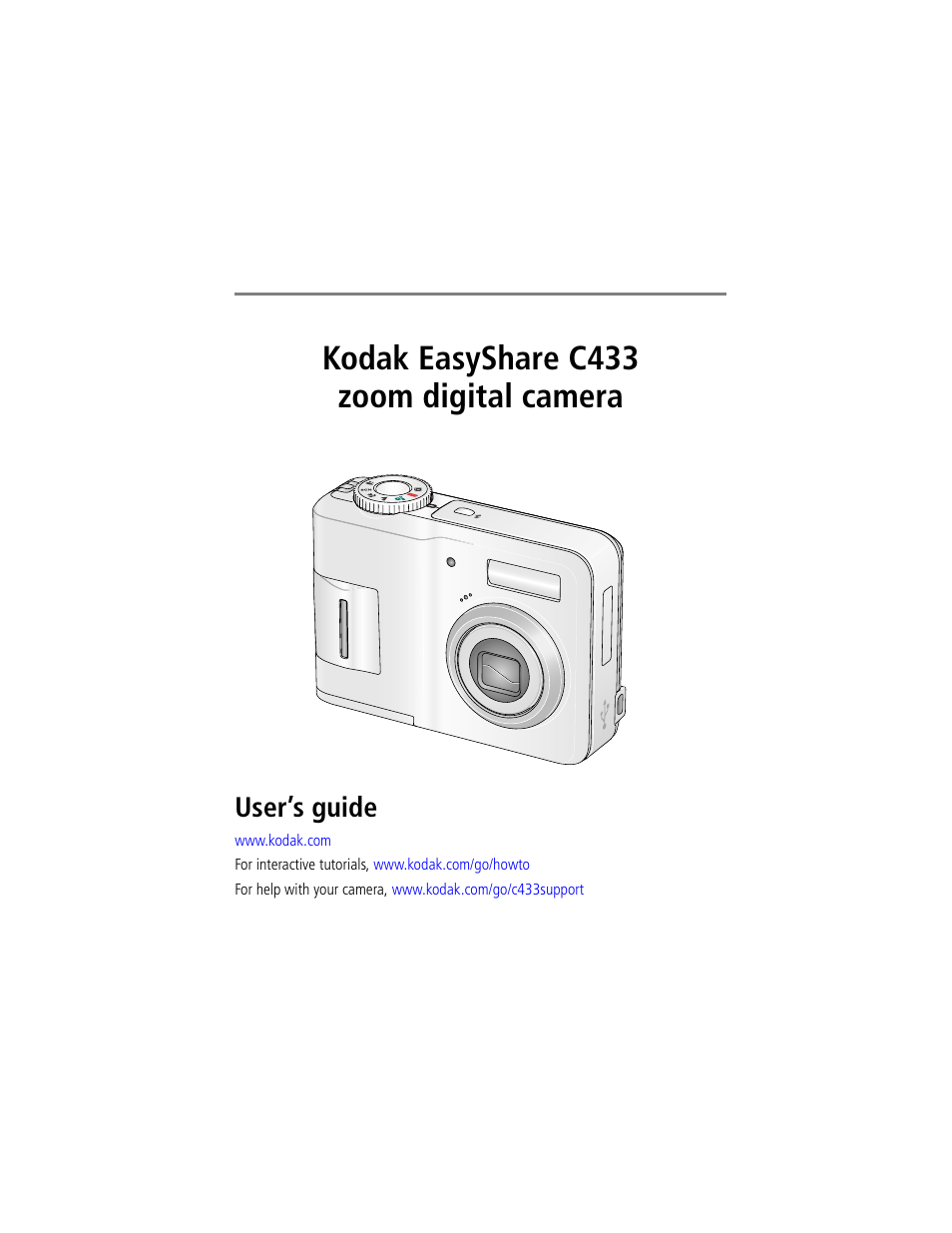 Kodak EasyShare C433 User Manual | 66 pages