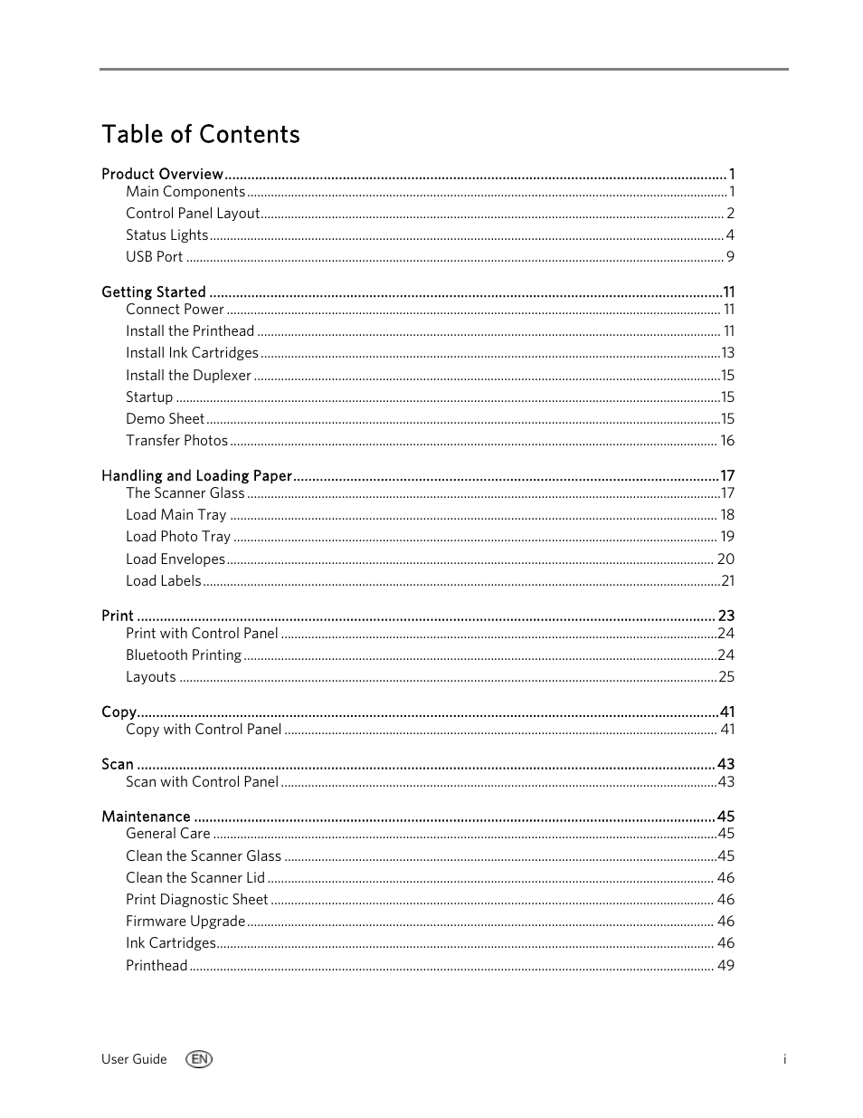 Kodak EasyShare 5100 User Manual | Page 3 / 86