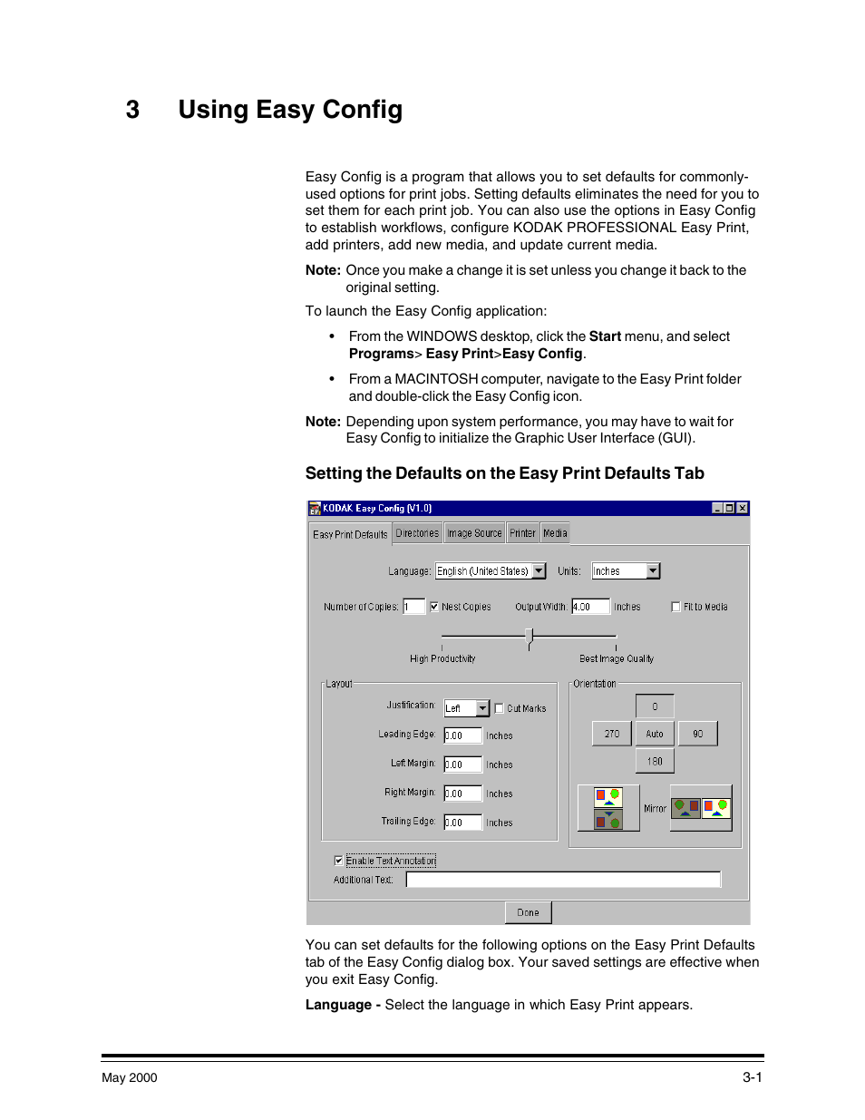 3 using easy config, 3using easy config | Kodak 3000 User Manual | Page 17 / 36