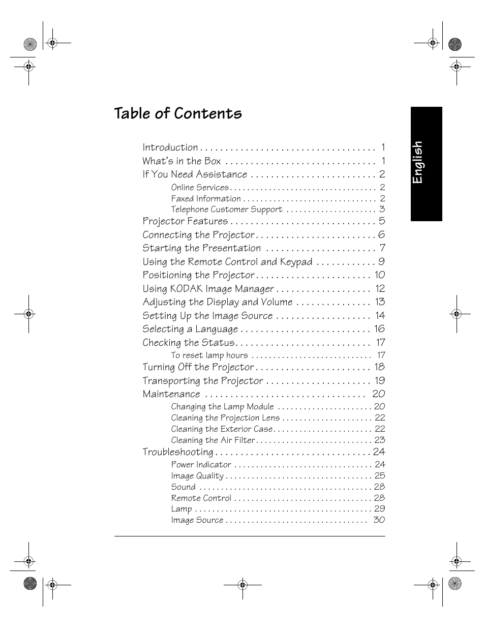 Kodak V600 User Manual | Page 3 / 44