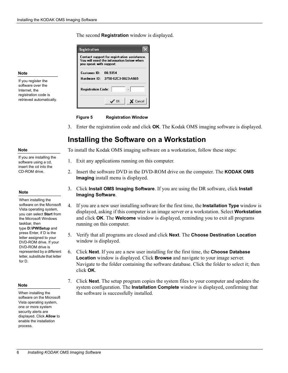 Installing the software on a workstation | Kodak OL400-10 User Manual | Page 8 / 12