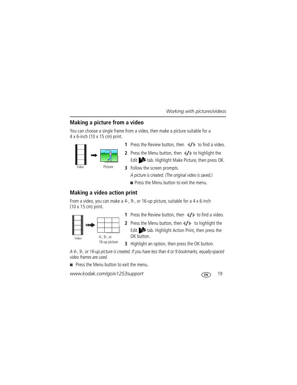 Kodak KLIC-7004 User Manual | Page 19 / 27
