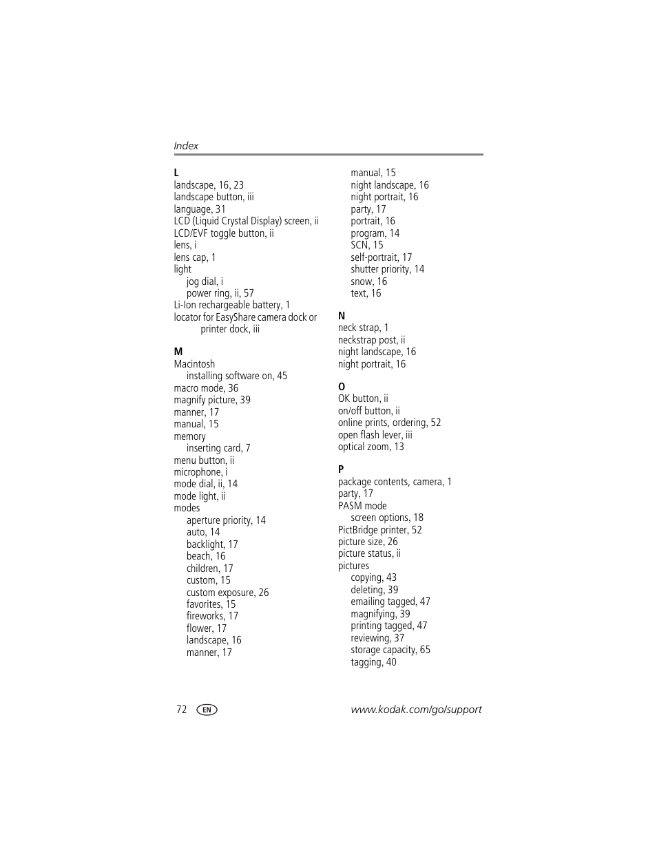 Kodak DX7590 User Manual | Page 80 / 82