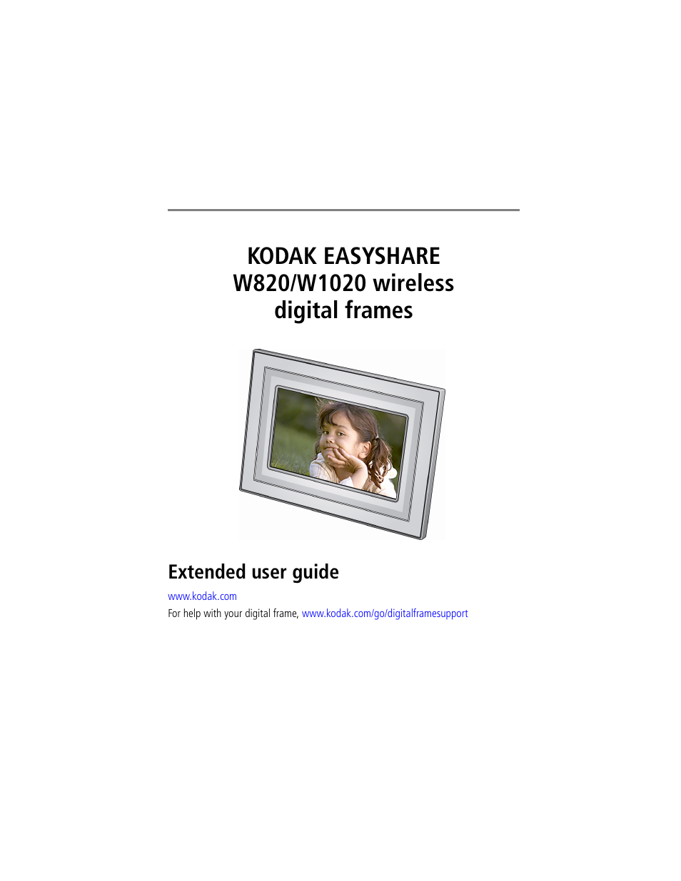 Kodak EASYSHARE W1020 User Manual | 79 pages