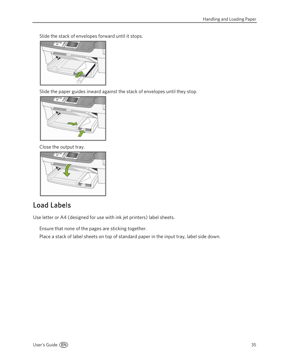 Load labels | Kodak 5500 User Manual | Page 39 / 120