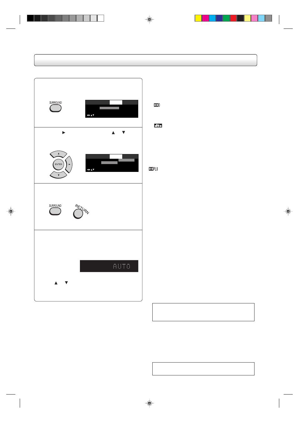 Selecting surround mode | Kodak SD-63HK User Manual | Page 16 / 40