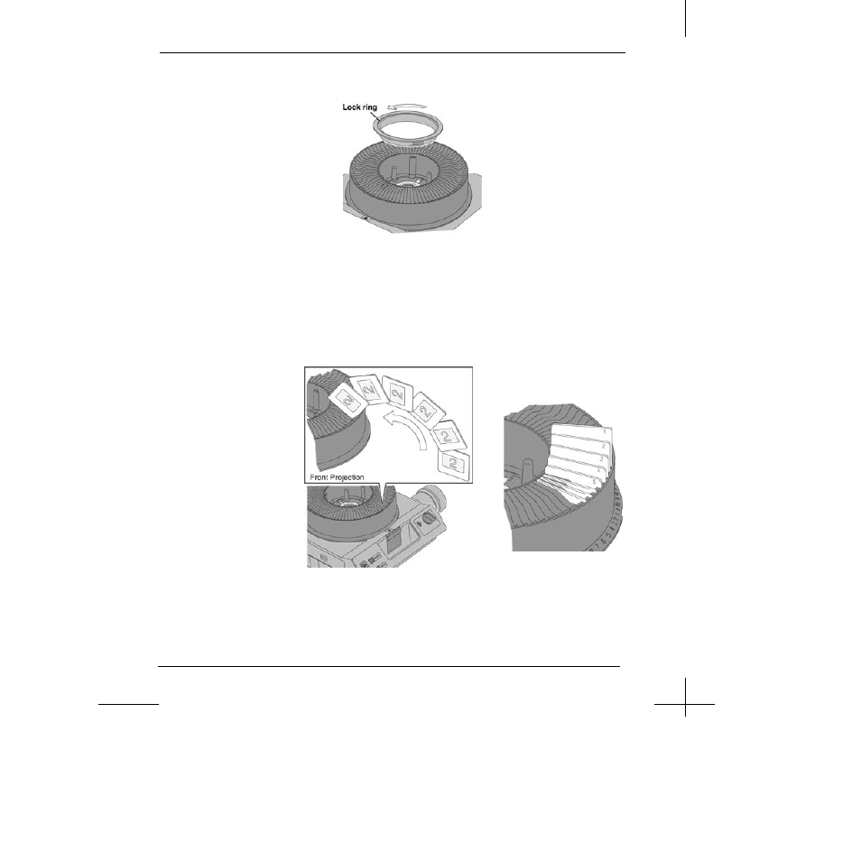 Frontscreen projection | Kodak EKTAGRAPHIC III User Manual | Page 11 / 38