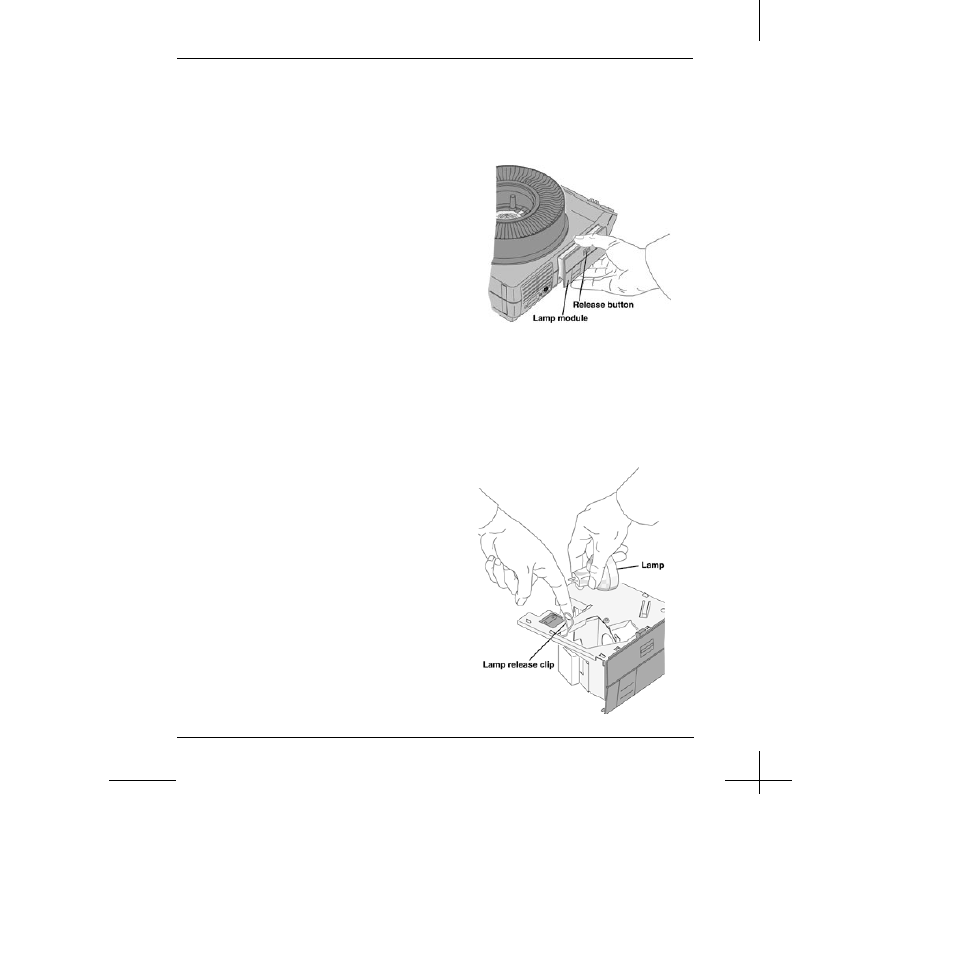 Changing the projection lamp | Kodak EKTAGRAPHIC III User Manual | Page 26 / 38