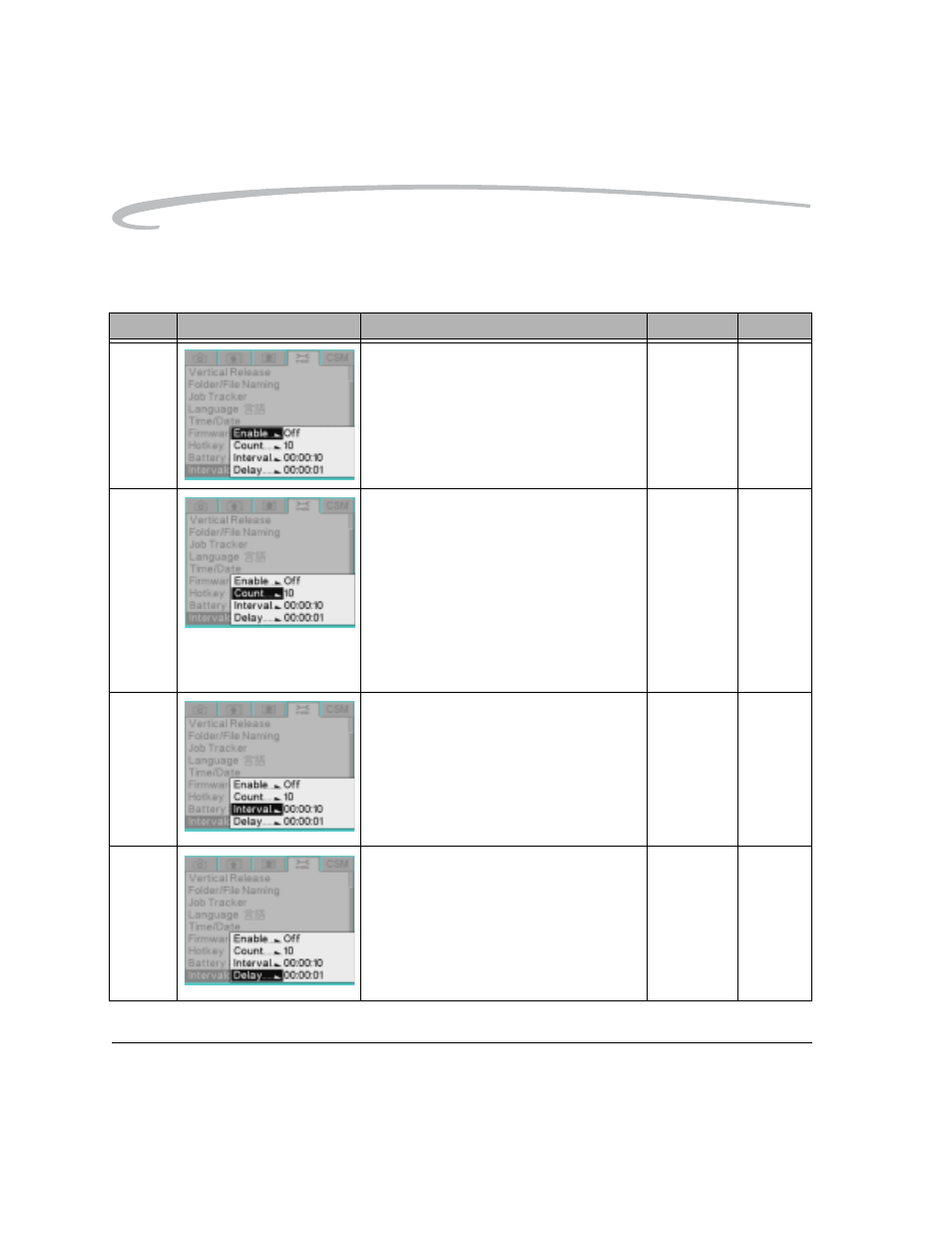 Changing intervalometer settings, Changing intervalometer settings -16 | Kodak DCS Pro 14n User Manual | Page 84 / 230