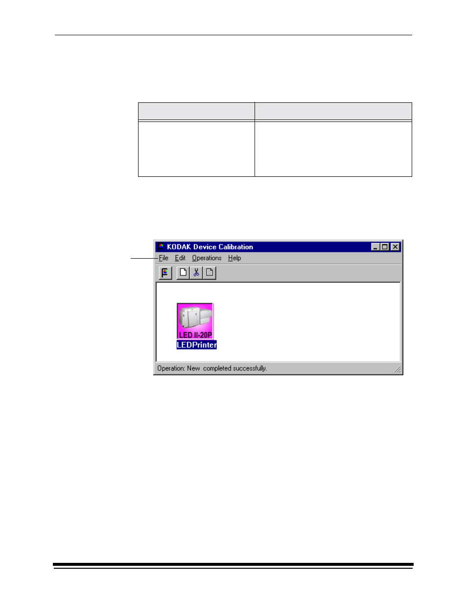 Starting the kodak device calibration software, Click on the icon for kodak device calibration, Adding a device | Kodak RP 50 2J0686 User Manual | Page 140 / 198