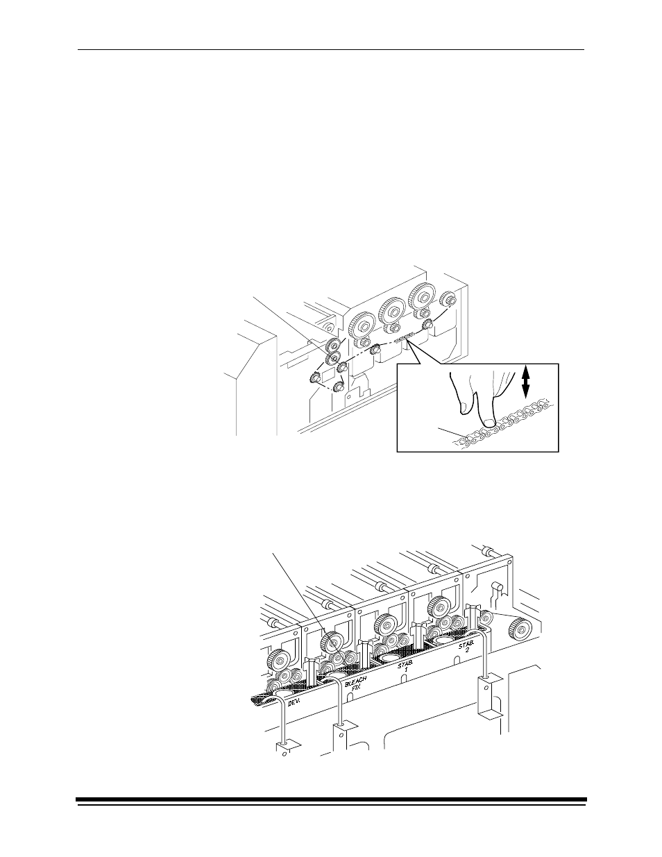 Weekly maintenance, Checking the tension of the main drive chain, Checking the circulation | Weekly maintenance -7 | Kodak RP 50 2J0686 User Manual | Page 81 / 198