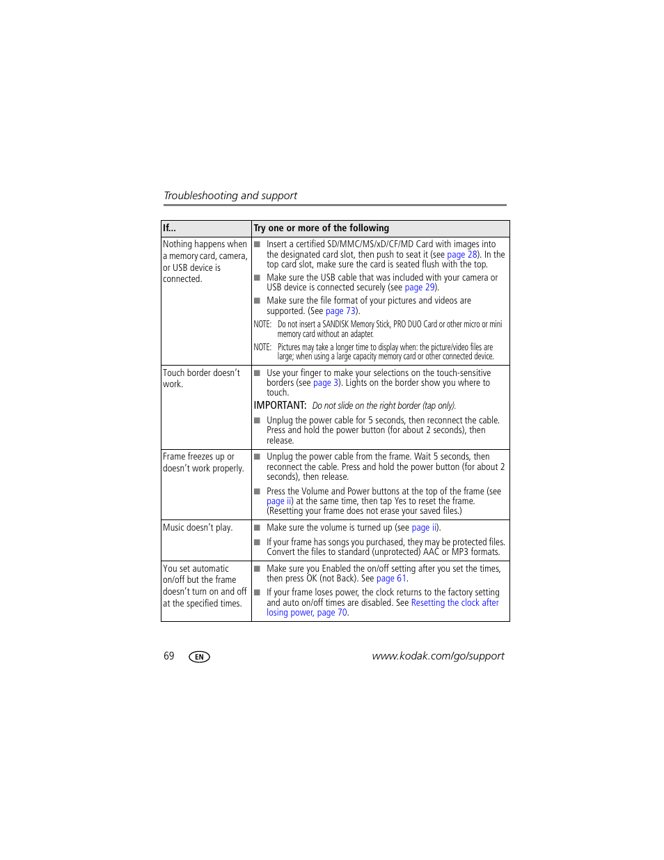 Kodak EASYSHARE W820 User Manual | Page 76 / 92