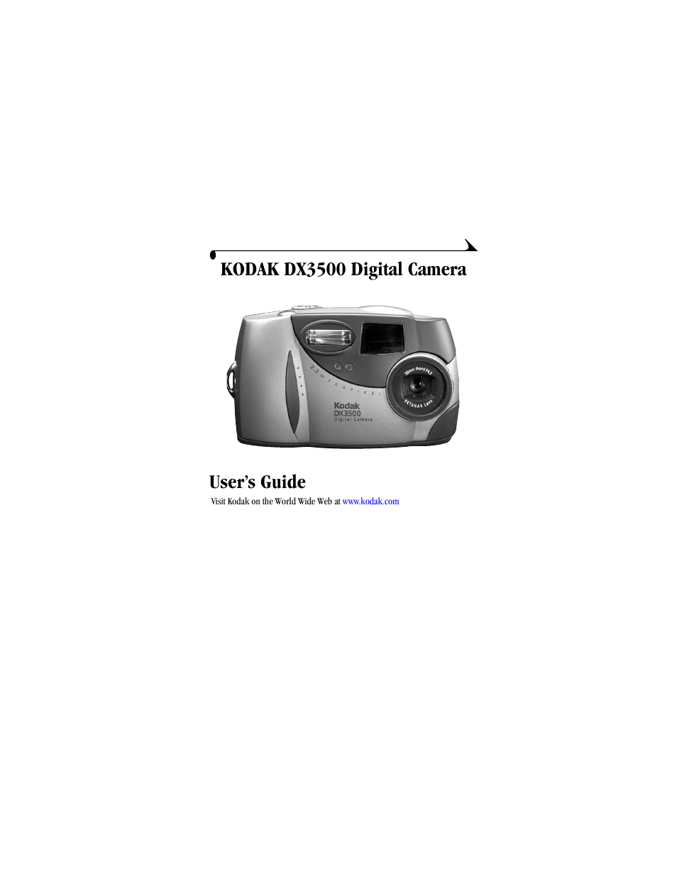 Kodak DX3500 User Manual | 92 pages