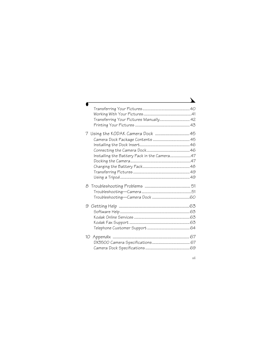 Kodak DX3500 User Manual | Page 7 / 92