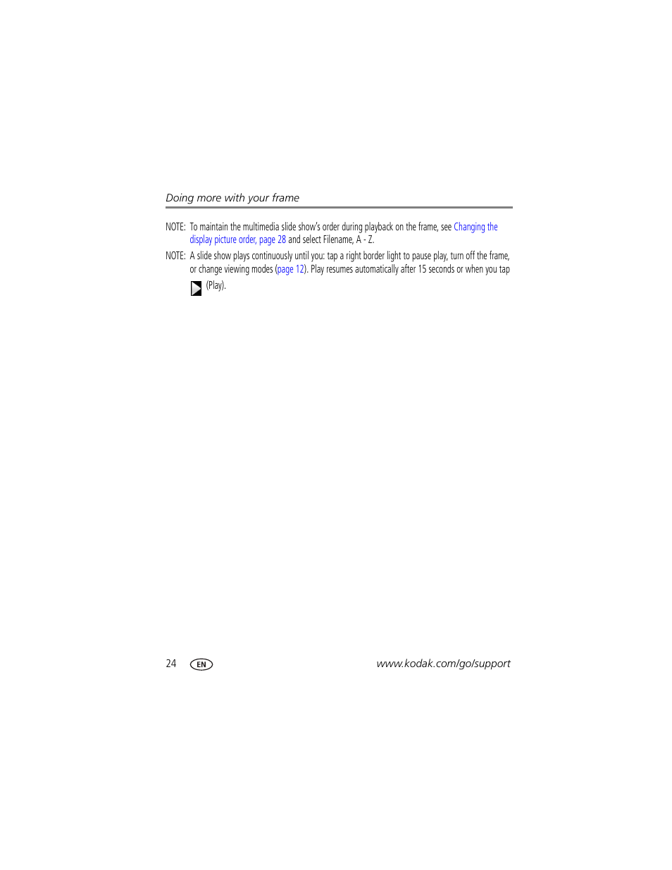 Kodak P730M User Manual | Page 30 / 52