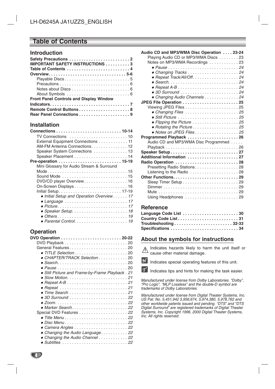 Kodak DVT412 User Manual | Page 4 / 36