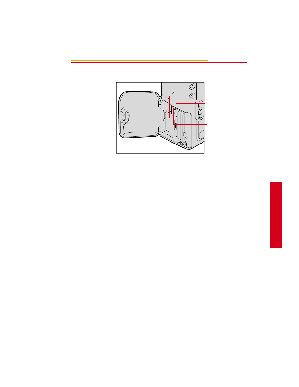 Open battery/pc card door, Open battery/pc card door -7 | Kodak DCS600 User Manual | Page 32 / 295