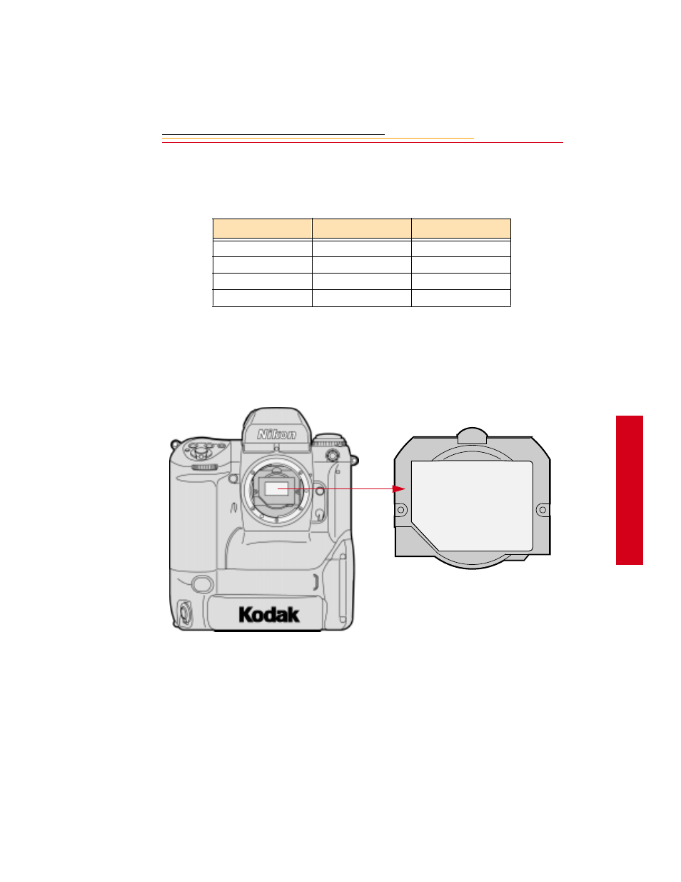 Imager, Anti-aliasing filter, Ir filter | Imager -25, Anti-aliasing filter -25, Ir filter -25 | Kodak DCS600 User Manual | Page 50 / 295