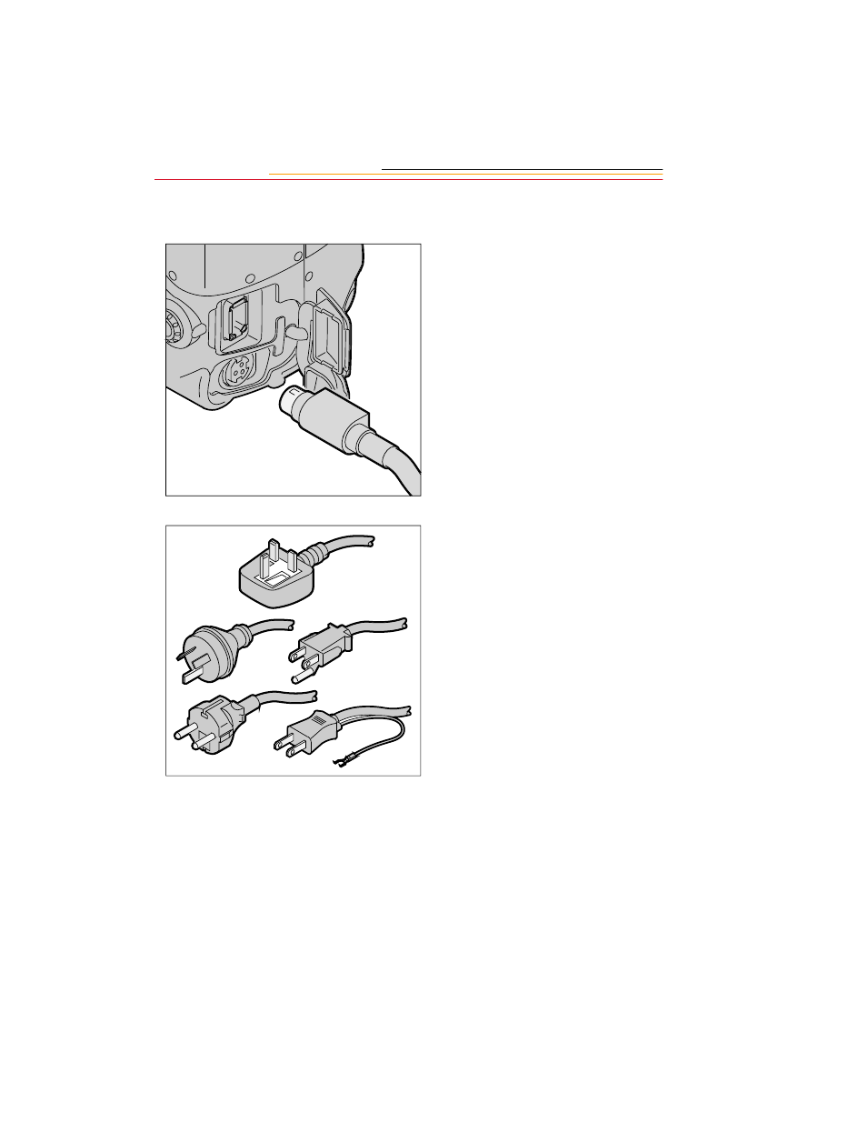 Connecting the ac adapter for camera | Kodak DCS600 User Manual | Page 76 / 295