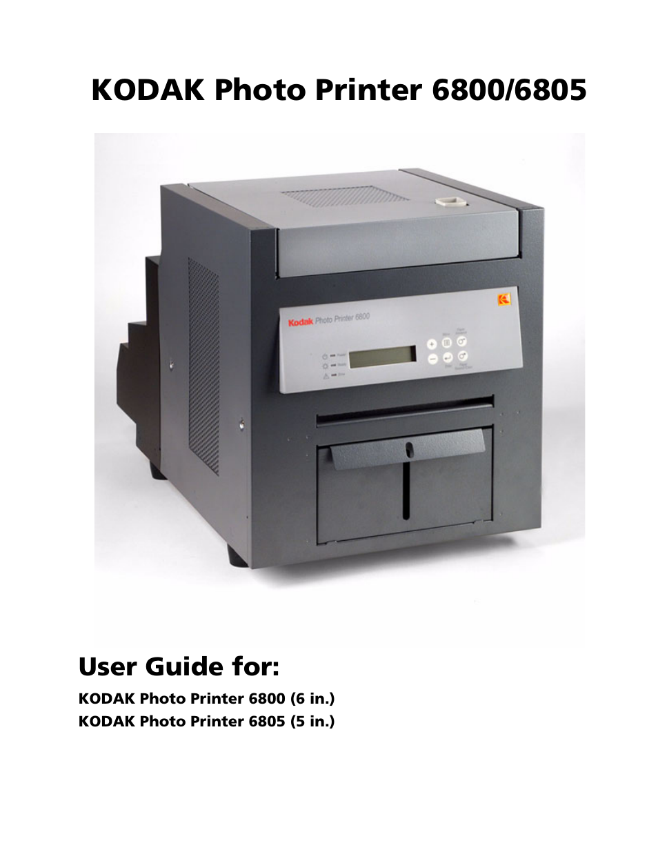 Kodak 6805 User Manual | 56 pages