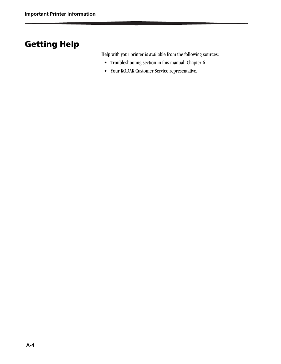 Getting help | Kodak 6805 User Manual | Page 48 / 56