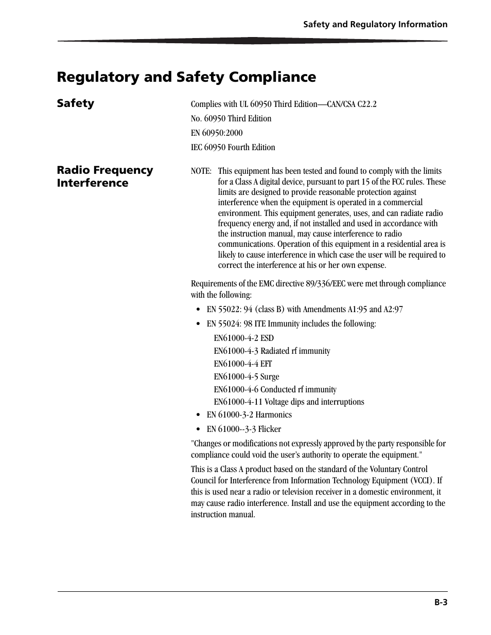 Regulatory and safety compliance | Kodak 6805 User Manual | Page 51 / 56