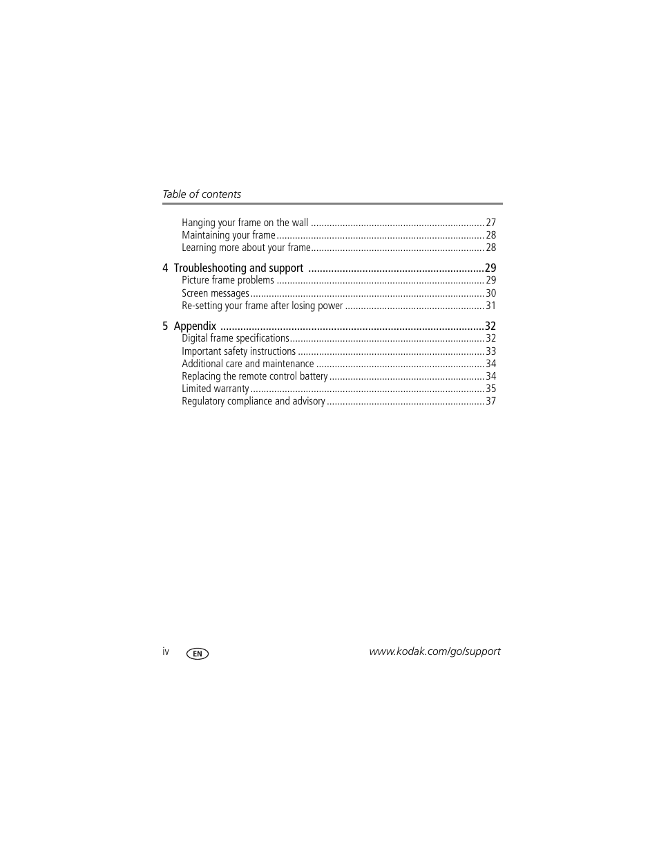 Kodak EasyShare P750 User Manual | Page 6 / 49