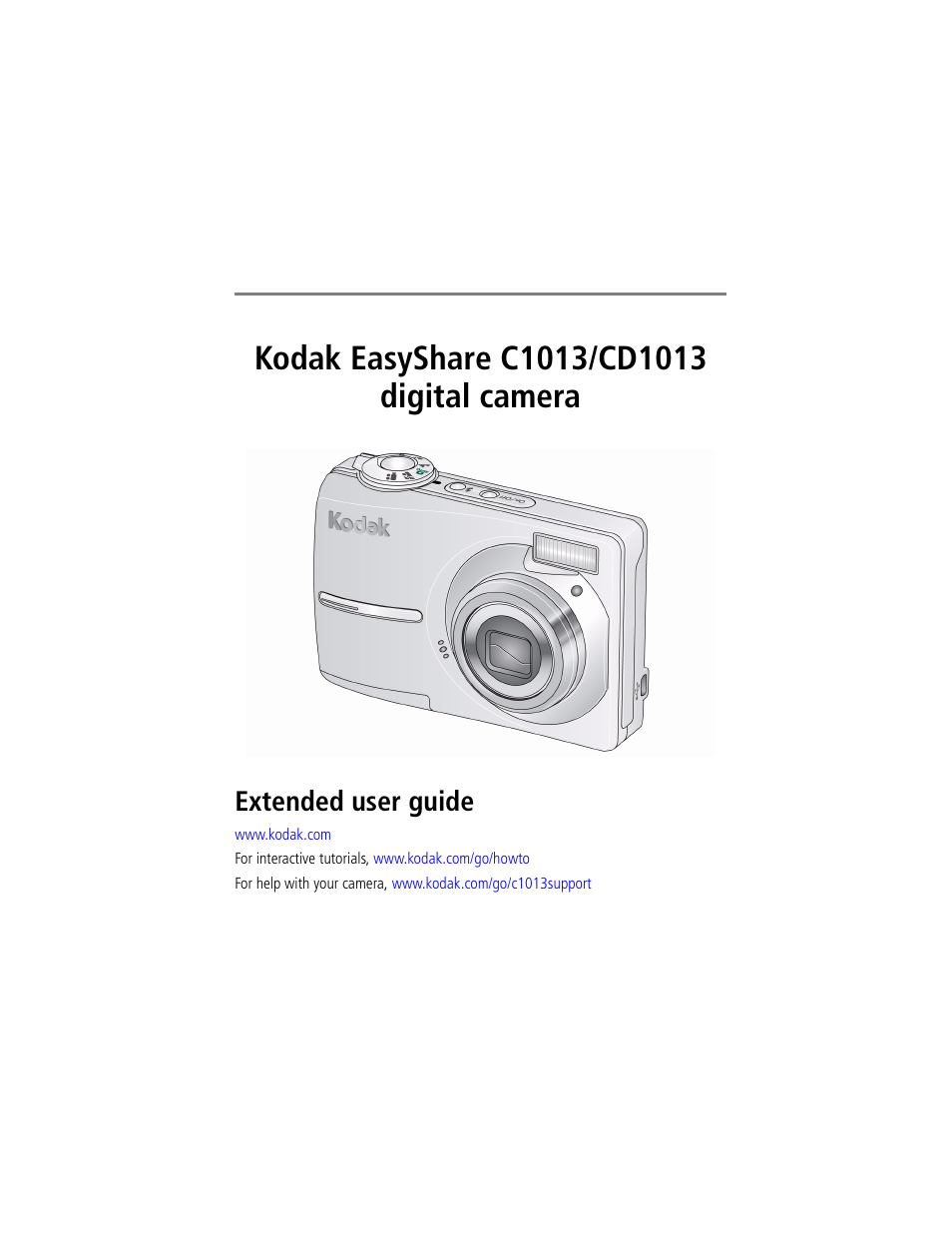 Kodak EASYSHARE C1013 User Manual | 67 pages