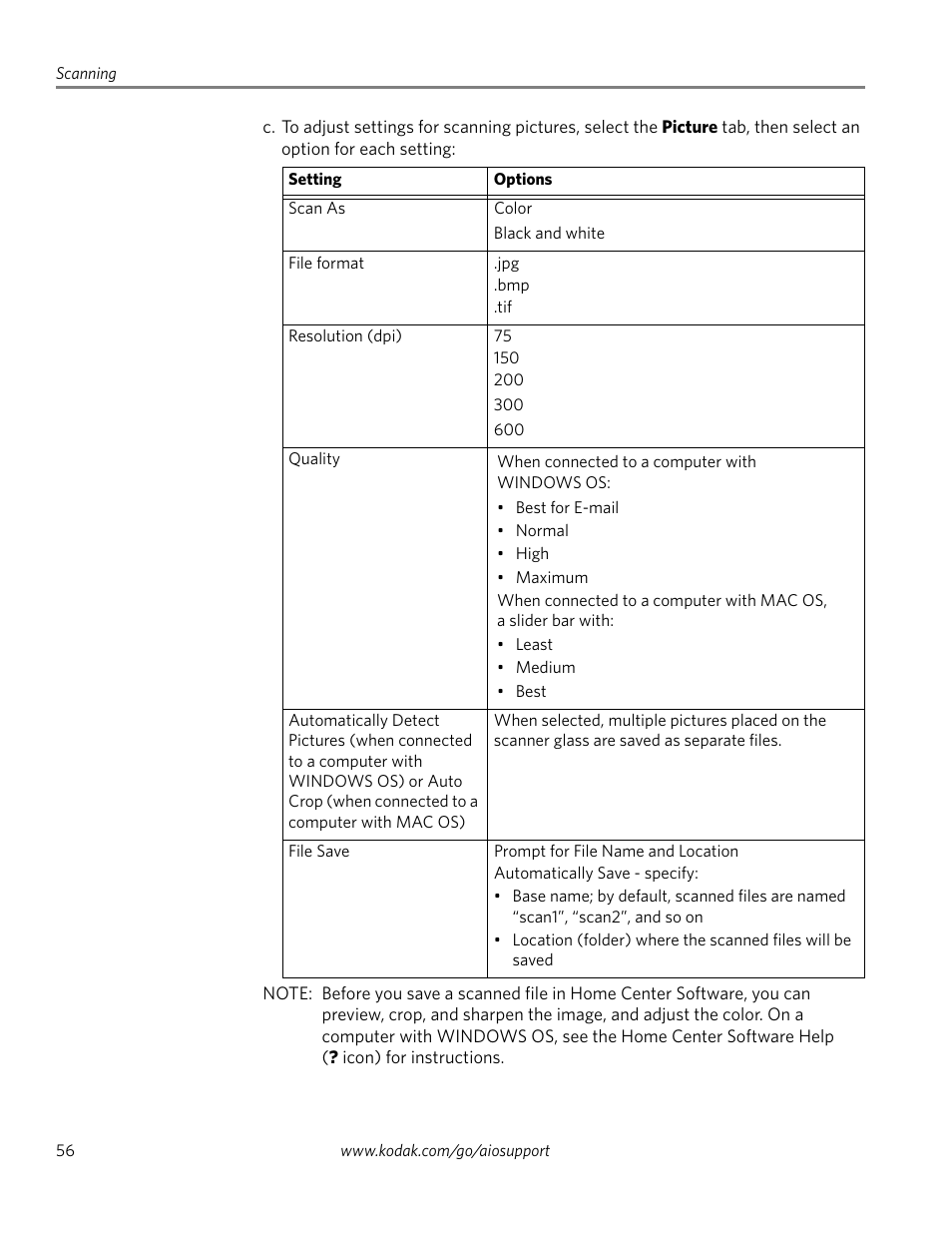 Kodak ESP 1.2 User Manual | Page 61 / 100