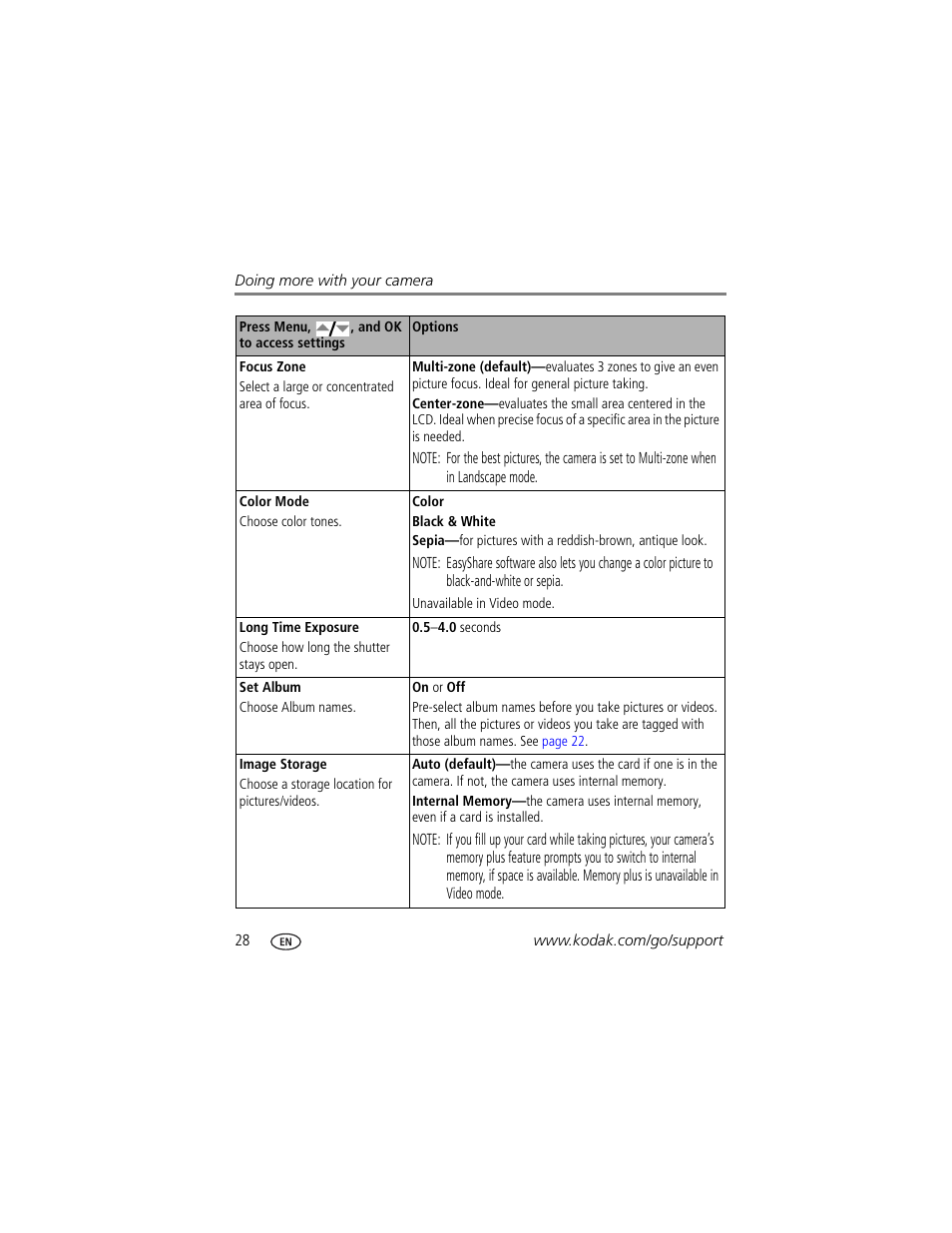 Kodak EASYSHARE C763 User Manual | Page 34 / 63