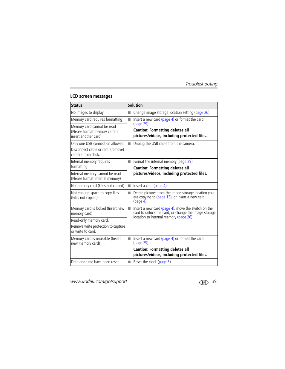 Kodak EASYSHARE C763 User Manual | Page 45 / 63